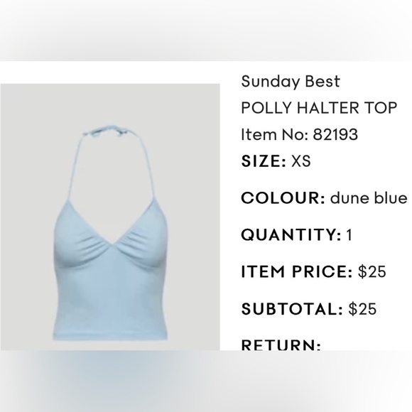 Aritzia halter top - Picture 1 of 2